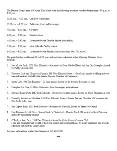 Crusin Eldorado Set to Roll Media Release 2